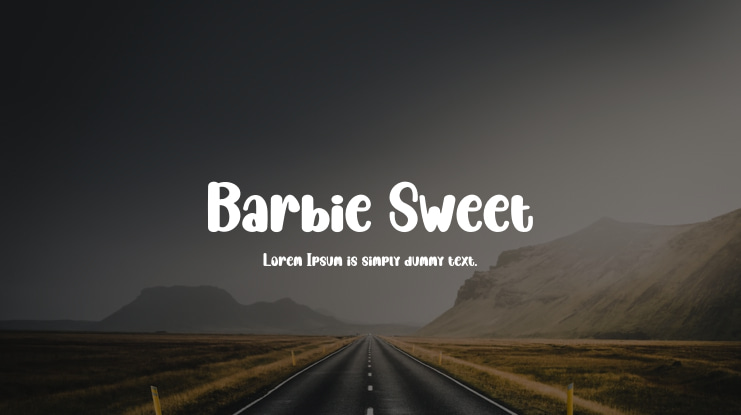 Barbie Sweet Font