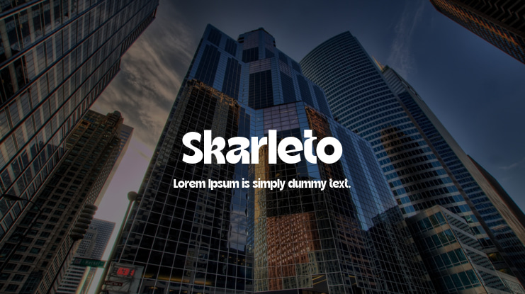 Skarleto Font