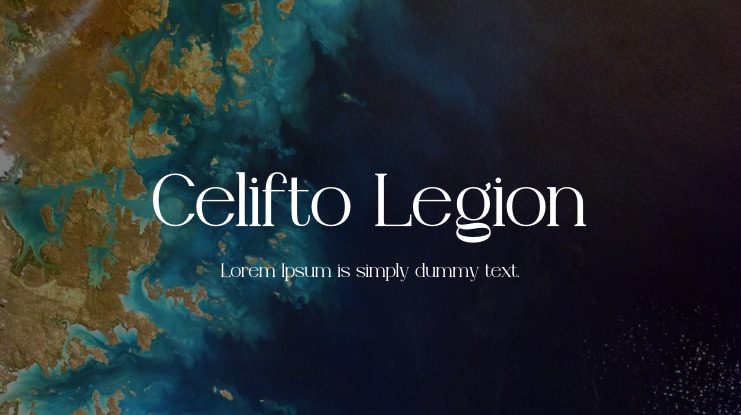 Celifto Legion Font