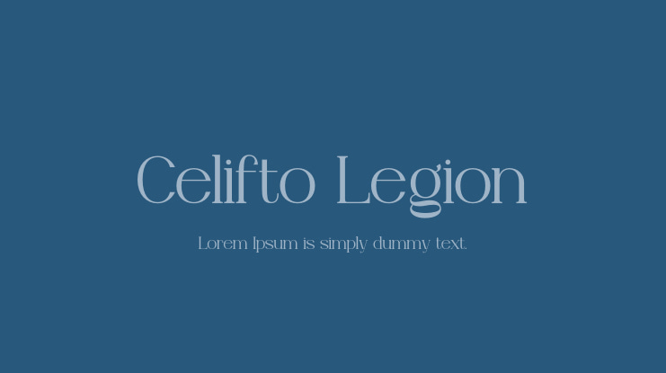 Celifto Legion Font