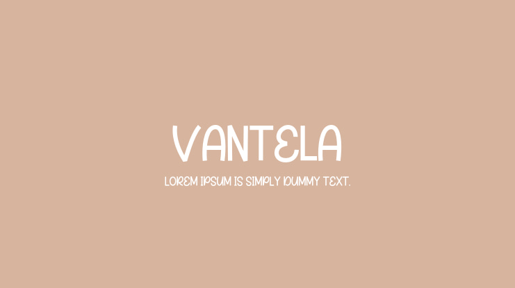 Vantela Font