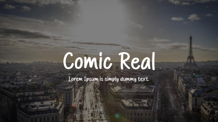 Comic Real Font