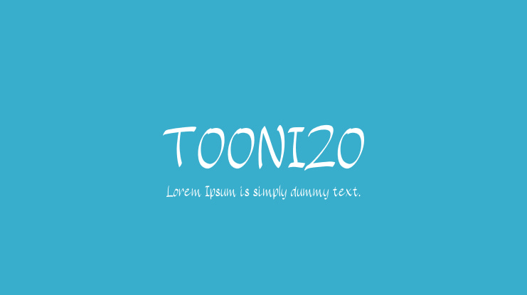 TOONIZO Font