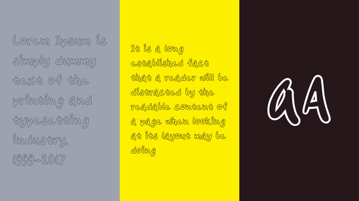 Arlo Lines Outline Font
