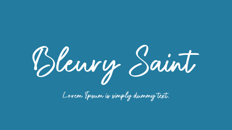 Bleury Saint Font