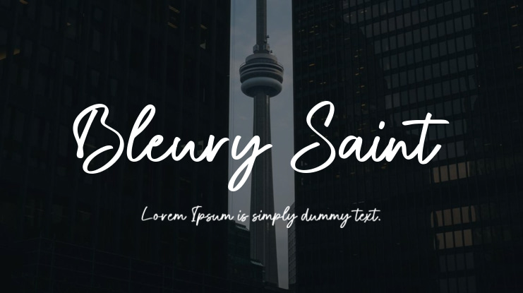 Bleury Saint Font