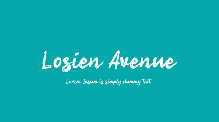 Losien Avenue Font