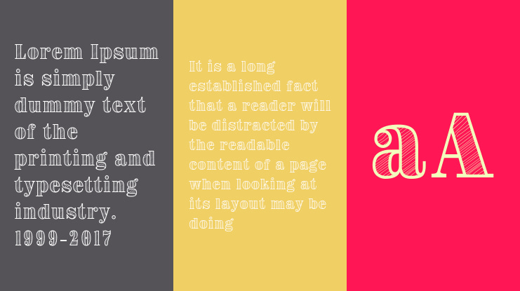 For Drawing Titles Font Family