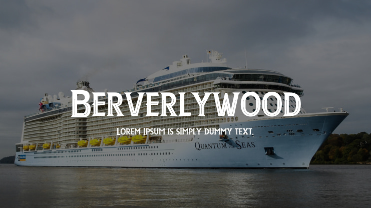 Berverlywood Font Family