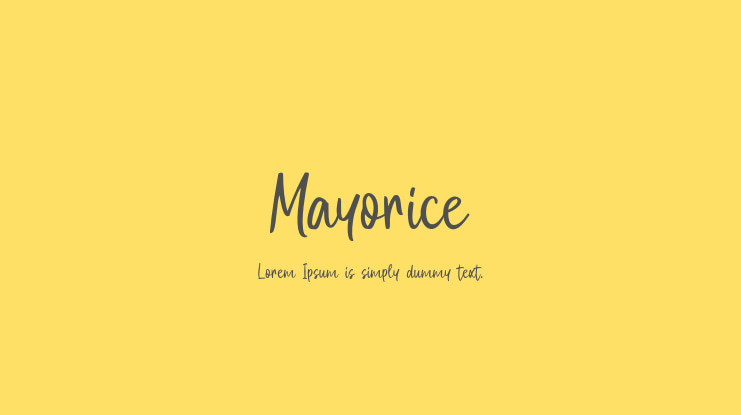 Mayorice Font
