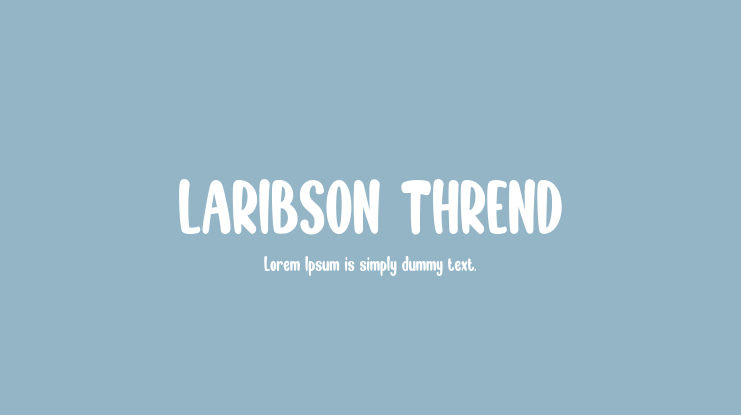 LARIBSON THREND Font