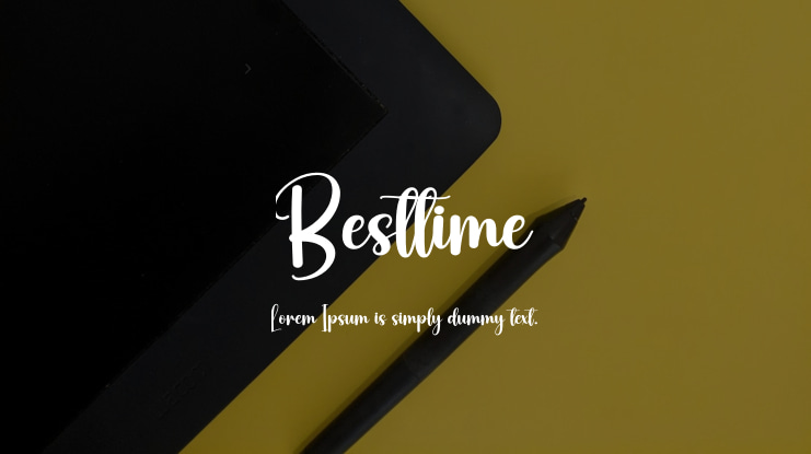 Besttime Font