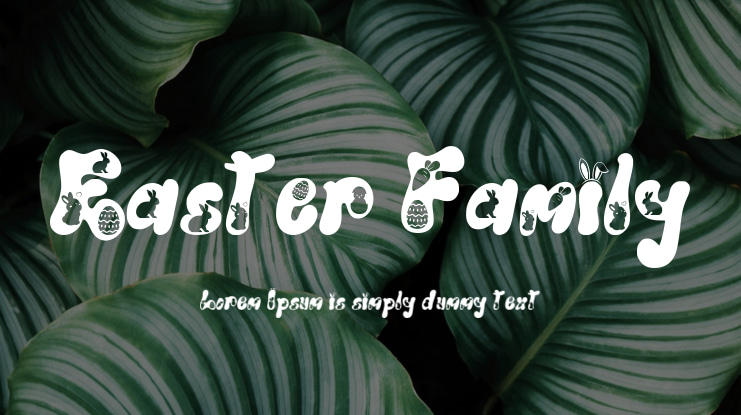 Easter Family Font