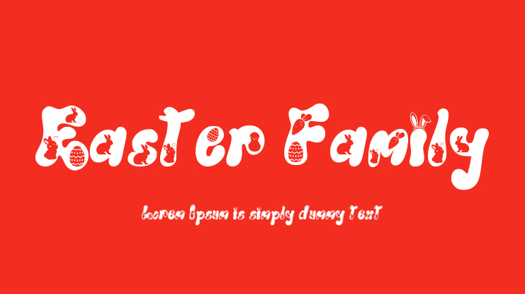 Easter Family Font