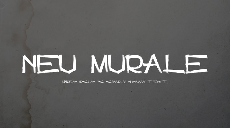 Neu Murale Font