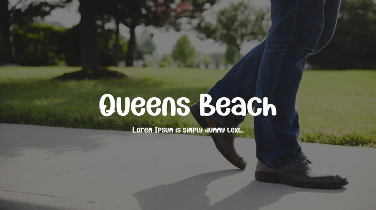Queens Beach Font