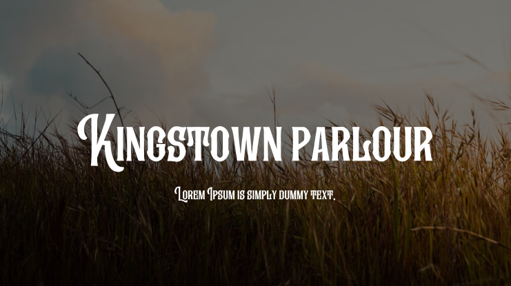 Kingstown parlour Font