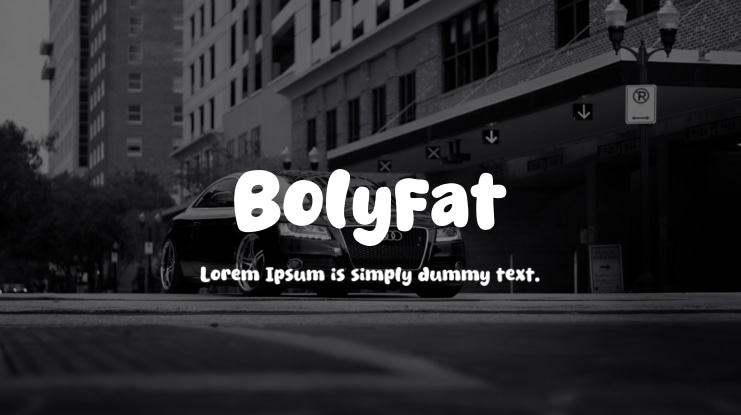 Bolyfat Font