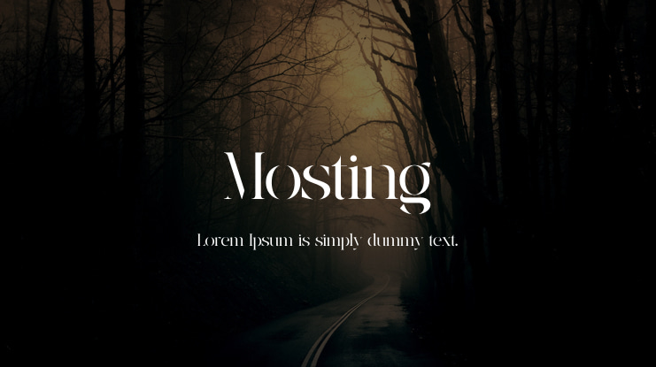 Mosting Font