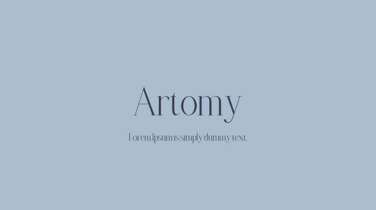 Artomy Font