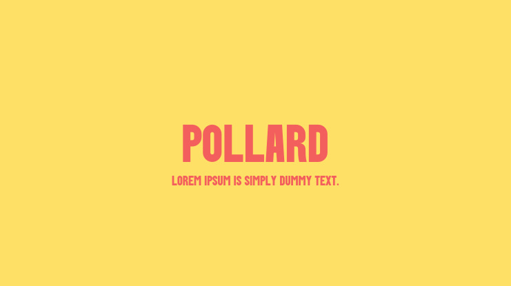 Pollard Font
