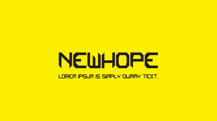 NewHope Font Family