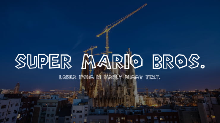 Super Mario Bros. Font