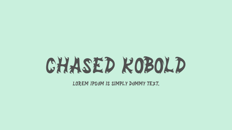 Chased Kobold Font