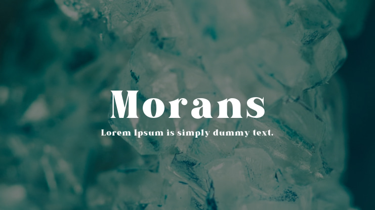 Morans Font