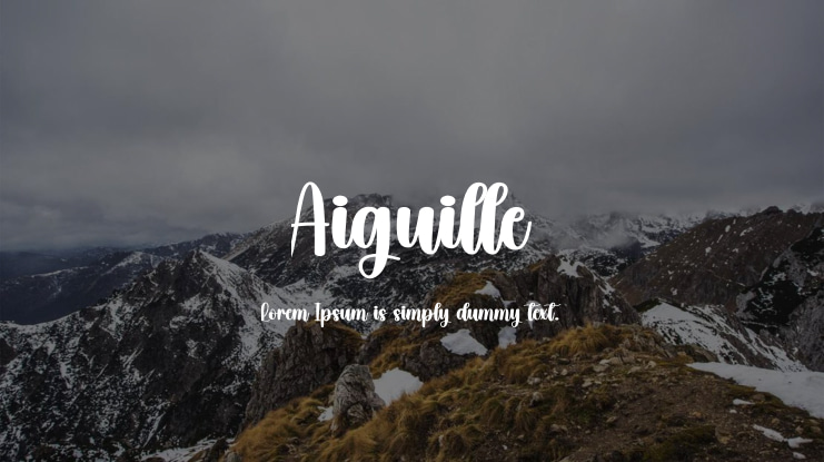 Aiguille Font