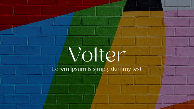 Volter Font Family