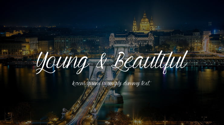 Young & Beautiful Font
