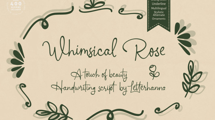Whimsical Rosefree Font