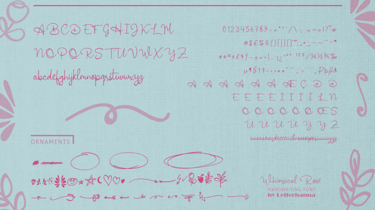 Whimsical Rosefree Font