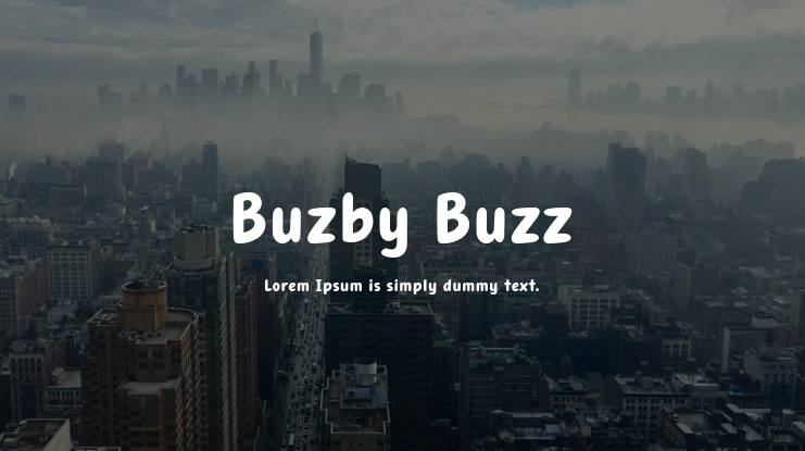 Buzby Buzz Font Family