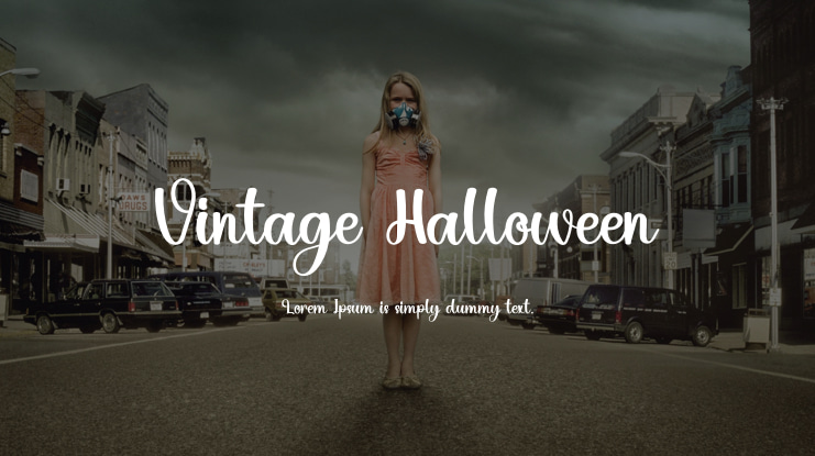 Vintage Halloween Font