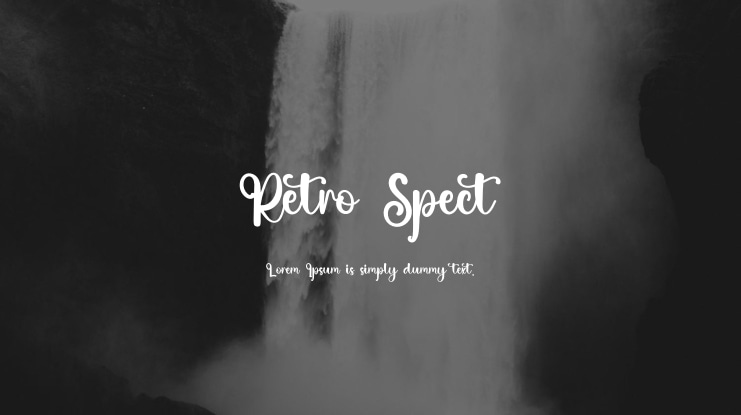 Retro Spect Font