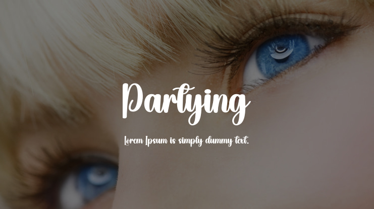 Partying Font