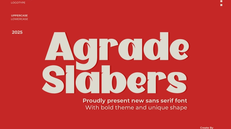Agrade Slabers Font
