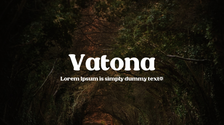 Vatona Font Family