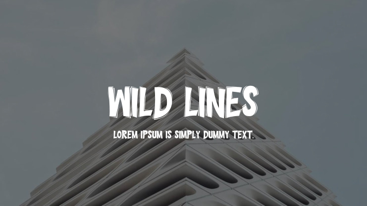 Wild Lines Font