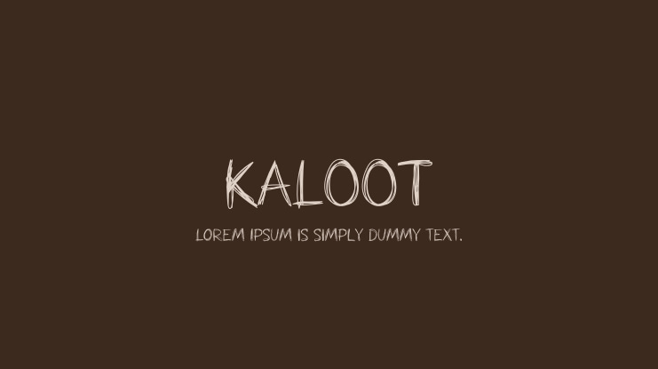 KALOOT Font
