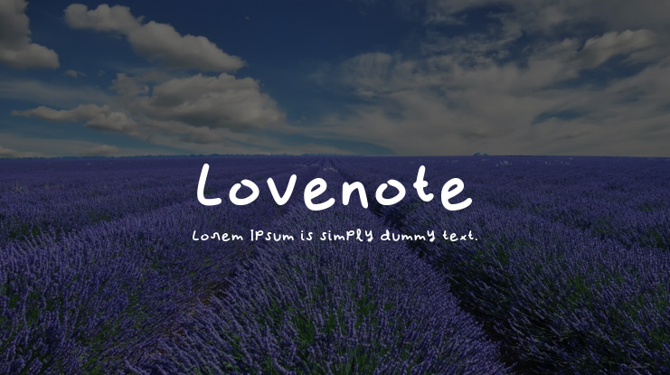 Lovenote Font