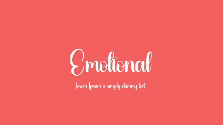 Emotional Font