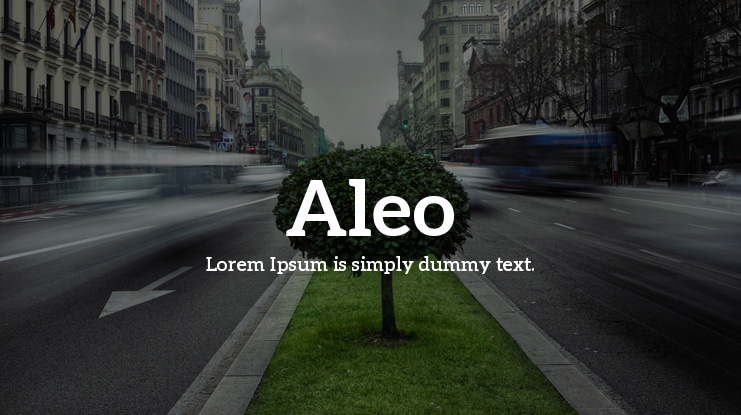 Aleo Font Family