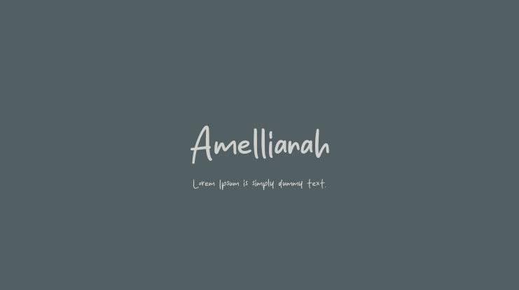 Amellianah Font