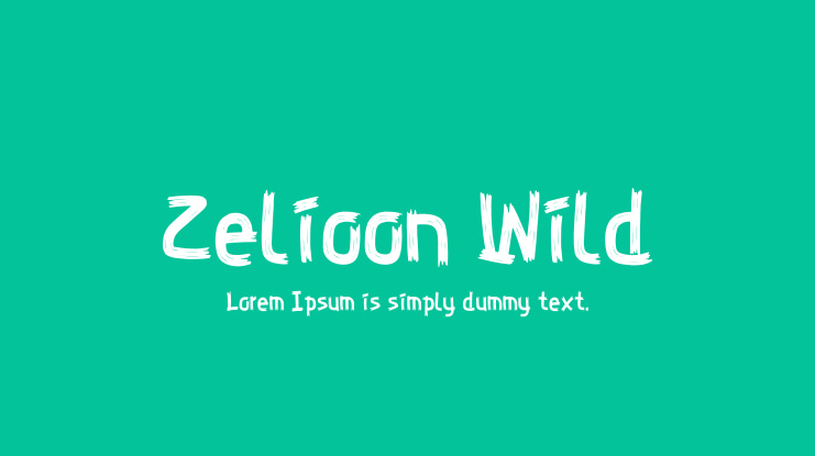 Zelioon Wild Font