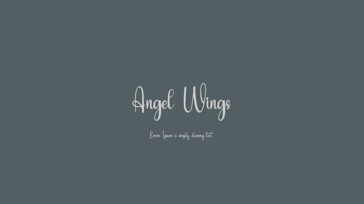 Angel Wings Font