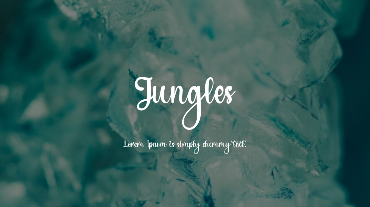 Jungles Font