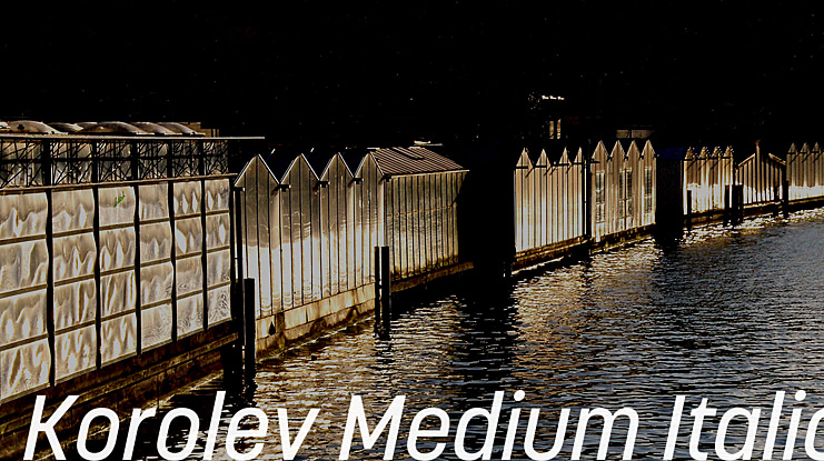 Korolev Heavy Font Family